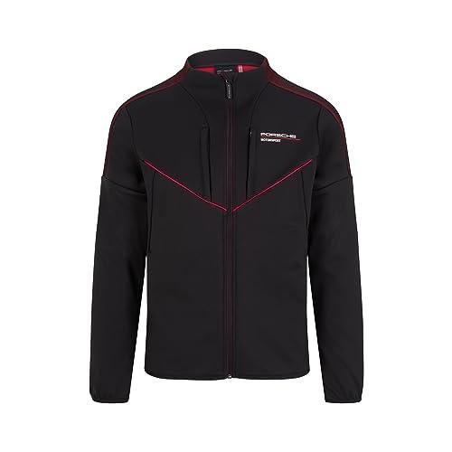 【並行輸入品】Fuel For Fans Porsche Motorsport Men's Fanwear Black Softshell Jの画像