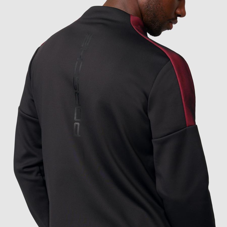 【並行輸入品】Fuel For Fans Porsche Motorsport Men's Fanwear Black Softshell Jの画像