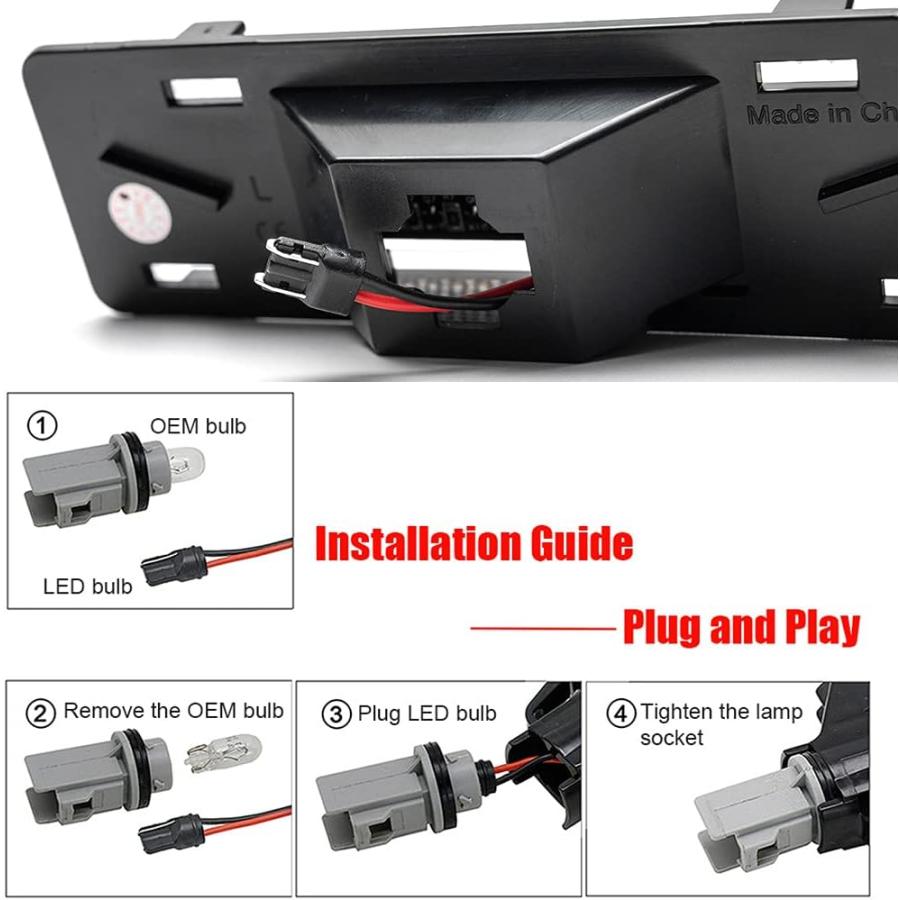 【並行輸入品】NJSBYL LEDサイドマーカーライトキット 1982-1992 シボレー カマロ ポンティアック ファイヤーバード アンバー LEDの画像
