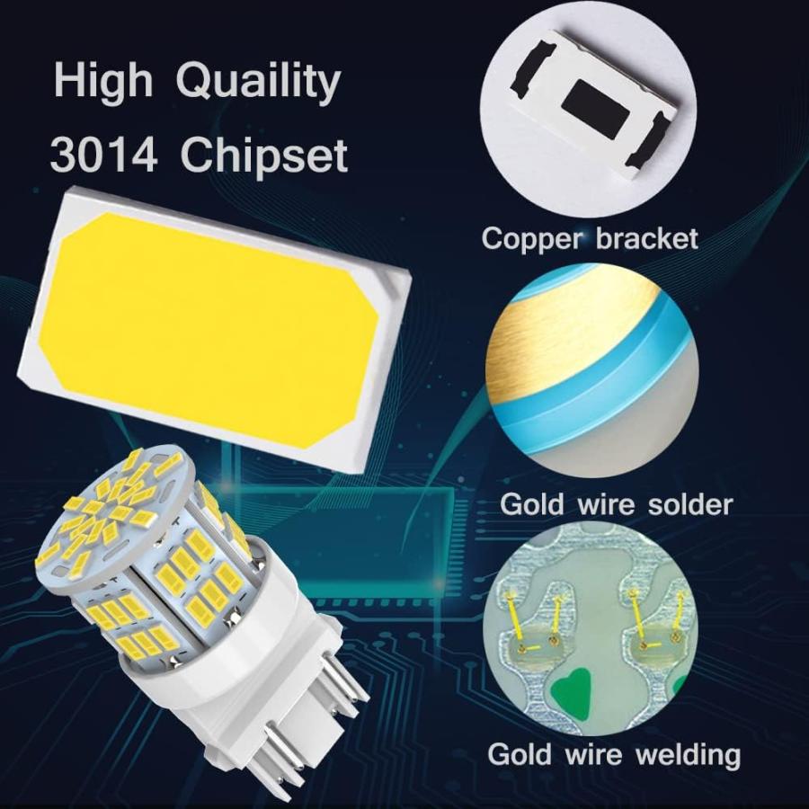 【並行輸入品】Melphan-Auto 3157 LED車用電球 12V-24V 3156 3057 3056 4157 3457 LED交換用電球
