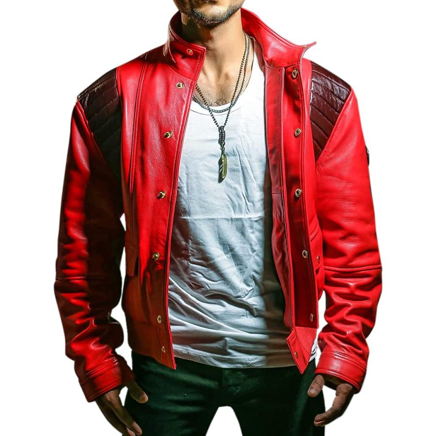 Akira Kaneda Jacket,Manga Katsuhiro Otomo Faux Leather