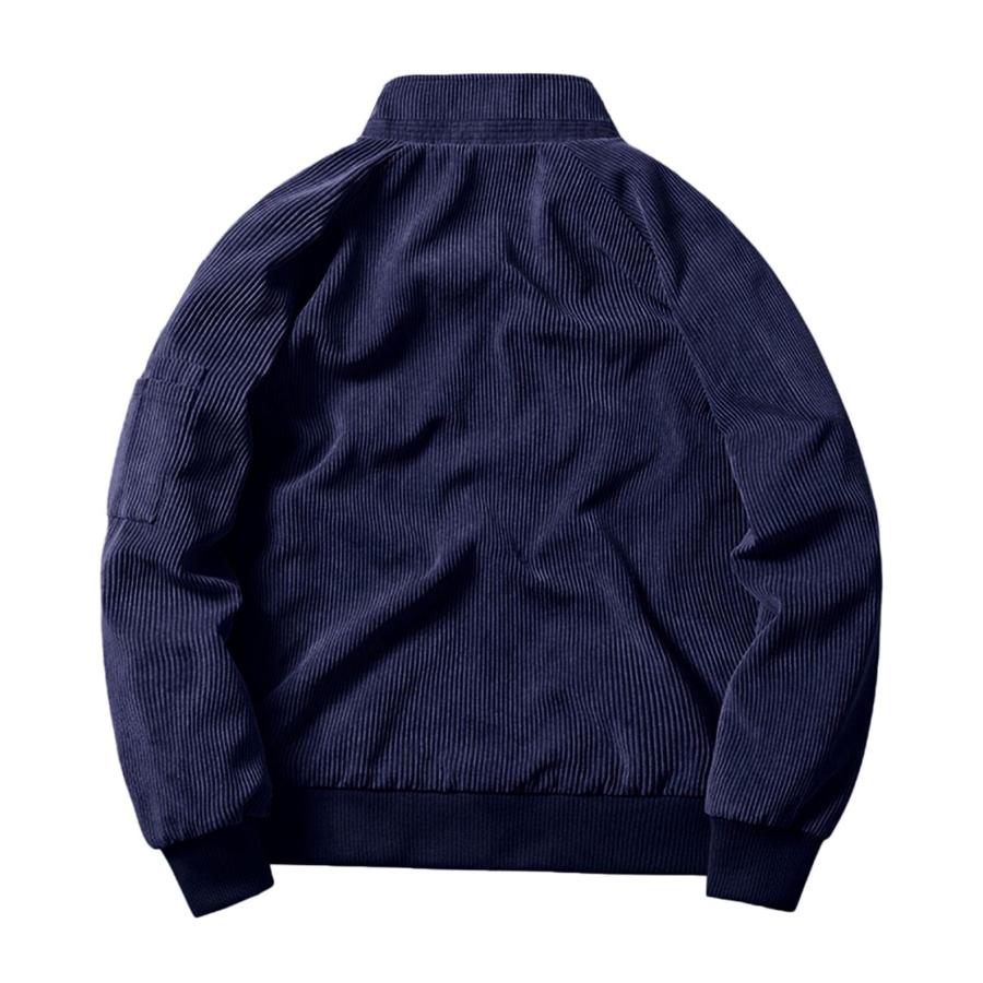 【並行輸入品】Burband Mens Big and Tall Corduroy Bomber Jackets Casual Zip Upの画像