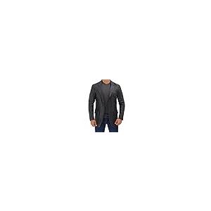 【並行輸入品】Decrum Mens Blazer Leather Jacket   Mens Leather Coat Lambskin Lの画像