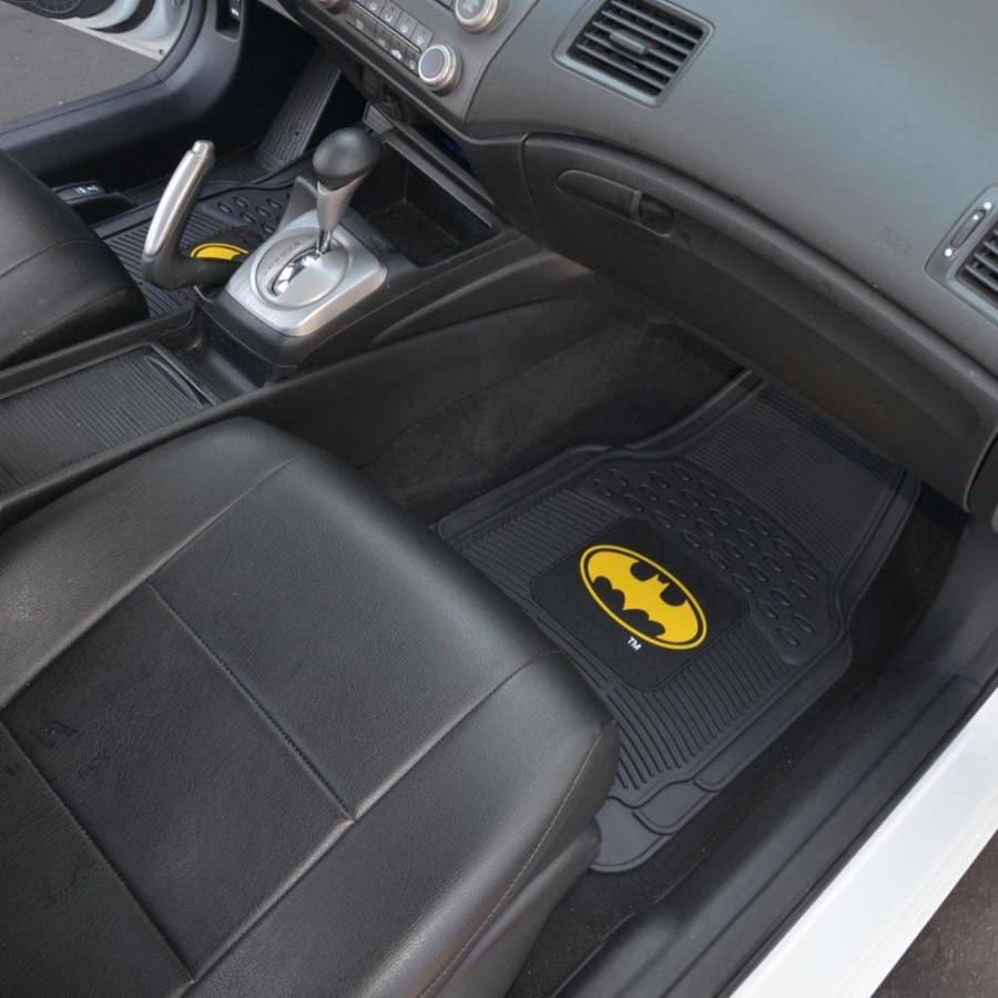 Classic Batman Superhero Car Floor Mats  Officially Licensed Warner Bros DC Comics  All Weather Interior Auto Protection  Heavy Duty Rubber Liners｜good-face｜04