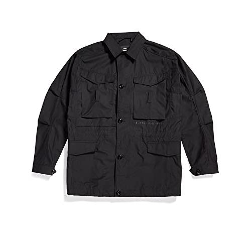 G Star Raw Men's Field Utility Oversized Jacket, Dark Black, M 並行輸入品｜good-face｜08