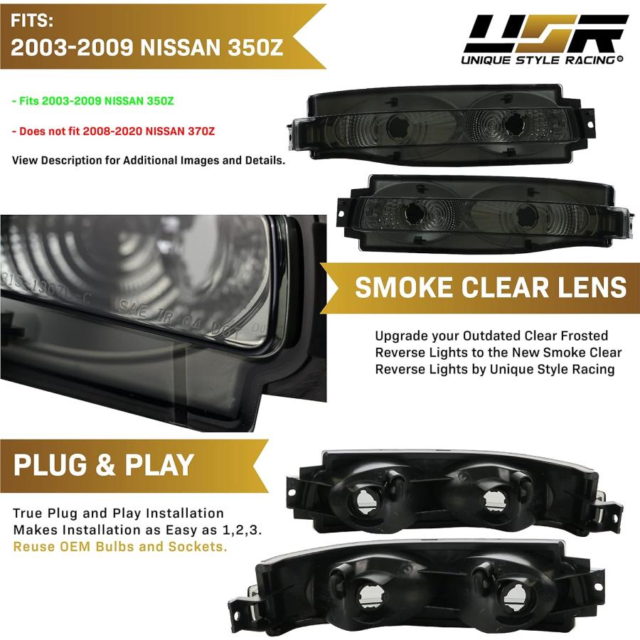 並行輸入品】USR DEPO 03-05 350Z リバースライト - スモークリア