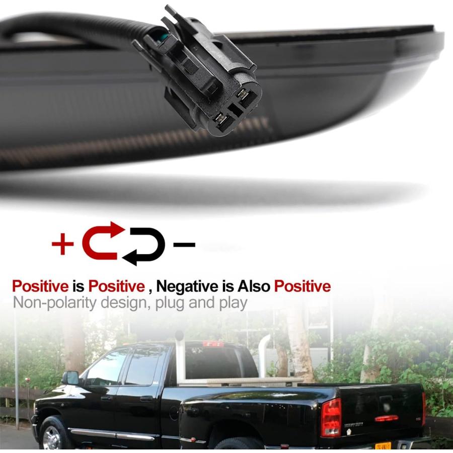 【並行輸入品】NSLUMO LEDテールゲートライトバー 交換用 2003-2006 Dodge Ram 2500 3500 ブライトレッド 54SMの画像