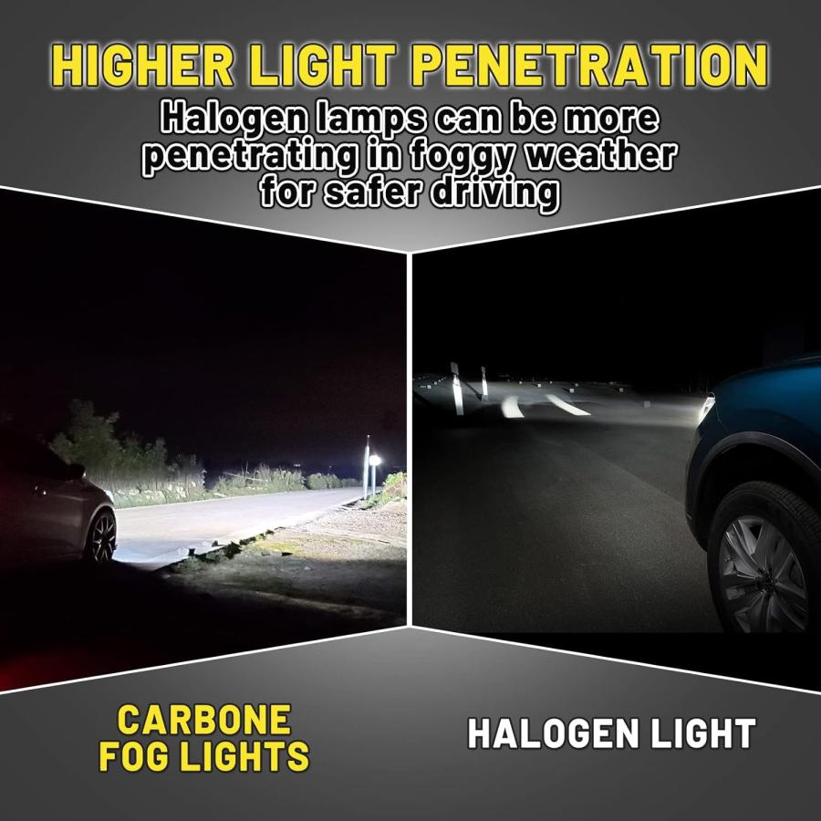 【並行輸入品】AUTOWIKI Fog Lights Lamps compatible for Ford Focus Fiesta Fusion Ex_5