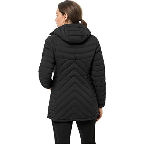 【並行輸入品】Jack Wolfskin Women's Standard Athletic Down Coat W, Black, X Laの画像