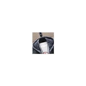 【並行輸入品】UXZDX Sweater Coat Men Casual Hooded Jacket Warm Patchwork Jackeの画像