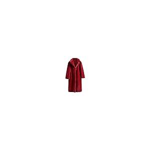 【並行輸入品】SHOPESSA Fleece Overcoat Women Turn Down Collar Outerwear Warm Fの画像