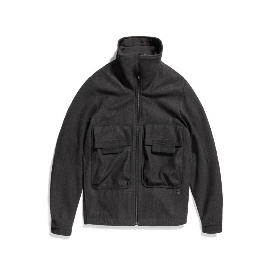 【並行輸入品】G STAR RAW   Mens Wool Bomber Jacket, Size: Medium, Color: Shadoの画像