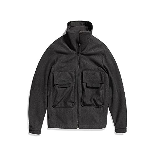 【並行輸入品】G STAR RAW   Mens Wool Bomber Jacket, Size: Medium, Color: Shadoの画像