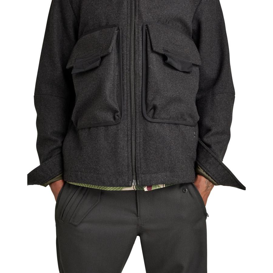 【並行輸入品】G STAR RAW   Mens Wool Bomber Jacket, Size: Medium, Color: Shadoの画像