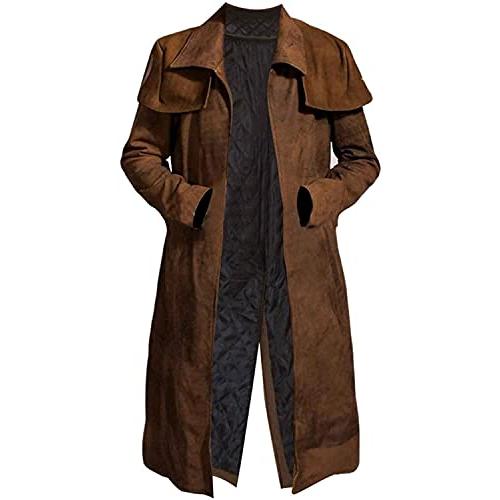 【並行輸入品】Vegas A7 Duster Coat NCR New Veteran Ranger Suede Leather Trenchの画像