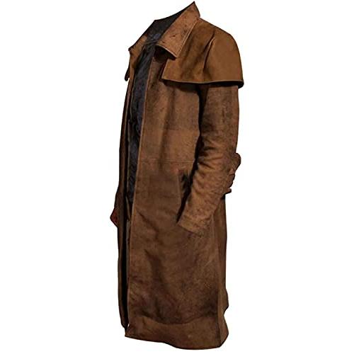 【並行輸入品】Vegas A7 Duster Coat NCR New Veteran Ranger Suede Leather Trenchの画像
