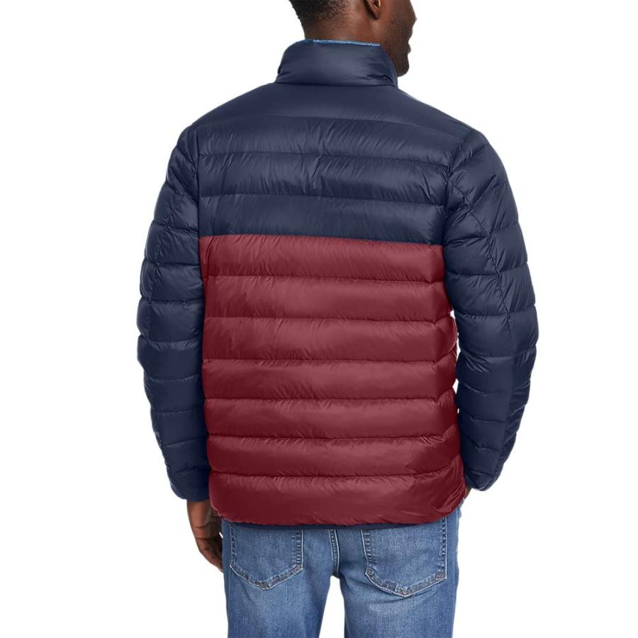 【並行輸入品】Eddie Bauer Men's Stratuslite Down Snap Mock, Dark Berry, Largeの画像