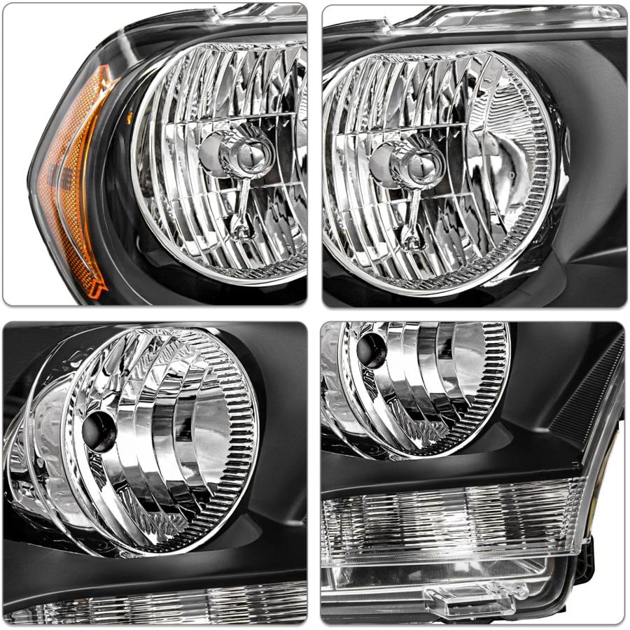 【並行輸入品】SOCKIR Halogen Headlight Assembly Compatible with 2011 2012 2013 Dodの画像