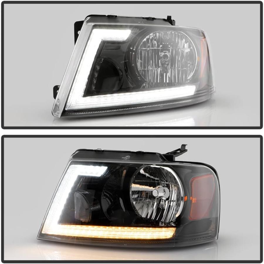 【並行輸入品】ACANII - 2004-2008 フォード F150 06-08 リンカーン マーク LT ブラック LED チューブ スイッチバッの画像