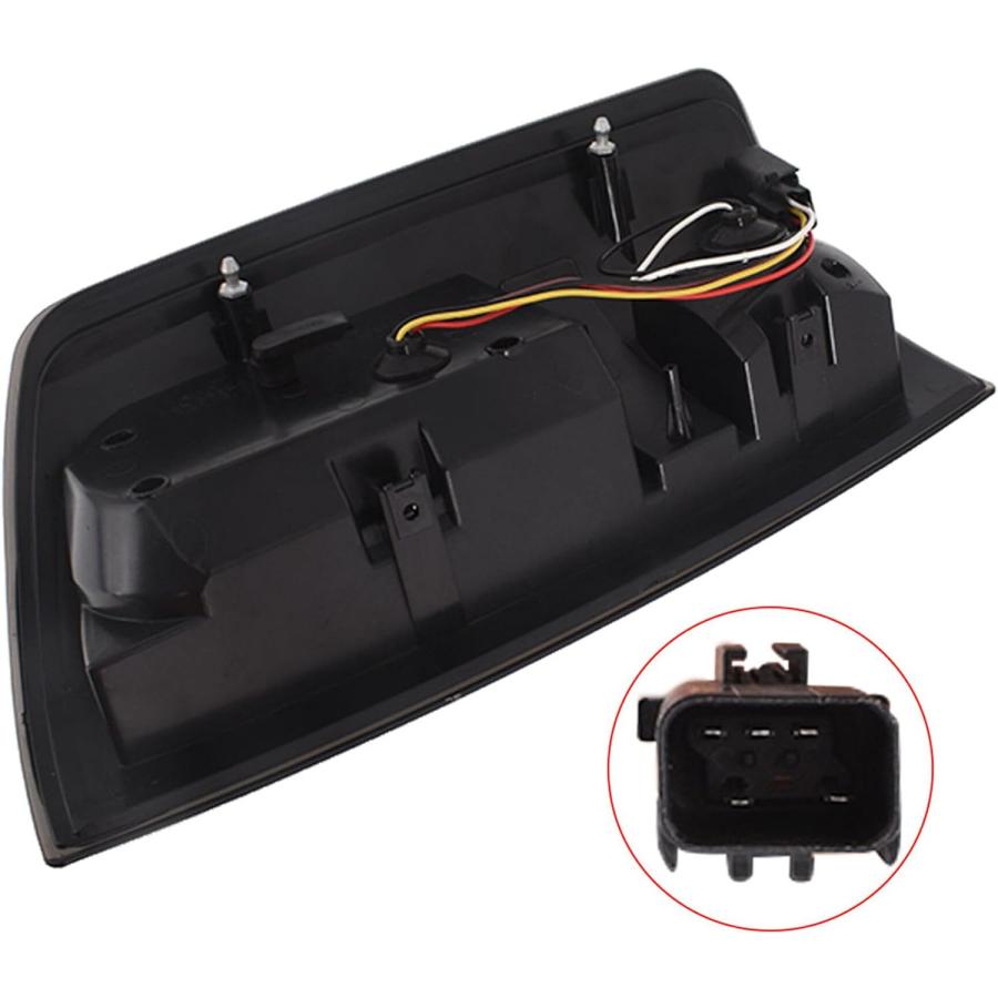 【並行輸入品】WFLNHB ブラック LED テールライト アセンブリ 交換用 2002-2006 Ram 1500 2500 3500 リアテールラの画像