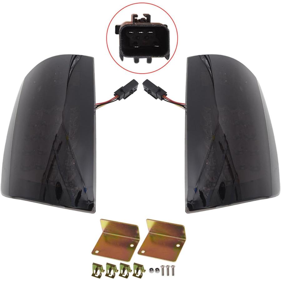 【並行輸入品】WFLNHB ブラック LED テールライト アセンブリ 交換用 2002-2006 Ram 1500 2500 3500 リアテールラの画像