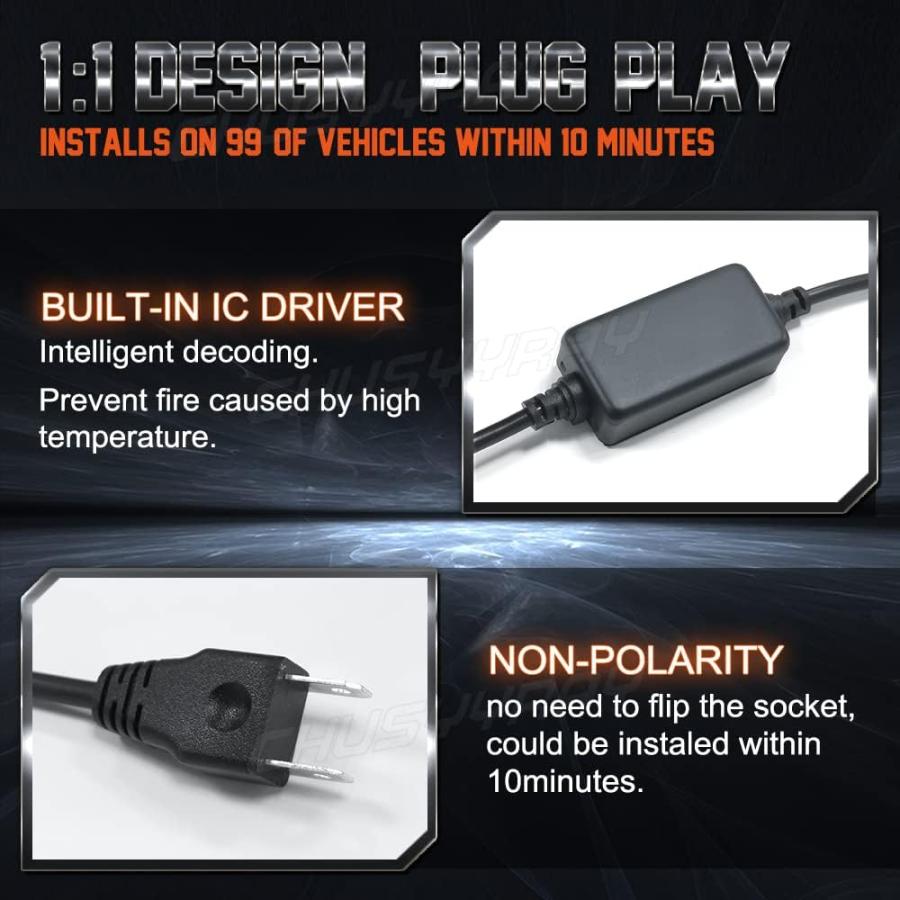 【並行輸入品】CHUSYYRAY Compatible with Honda Accord LED Bulbs 2006 2007 2008 2009の画像