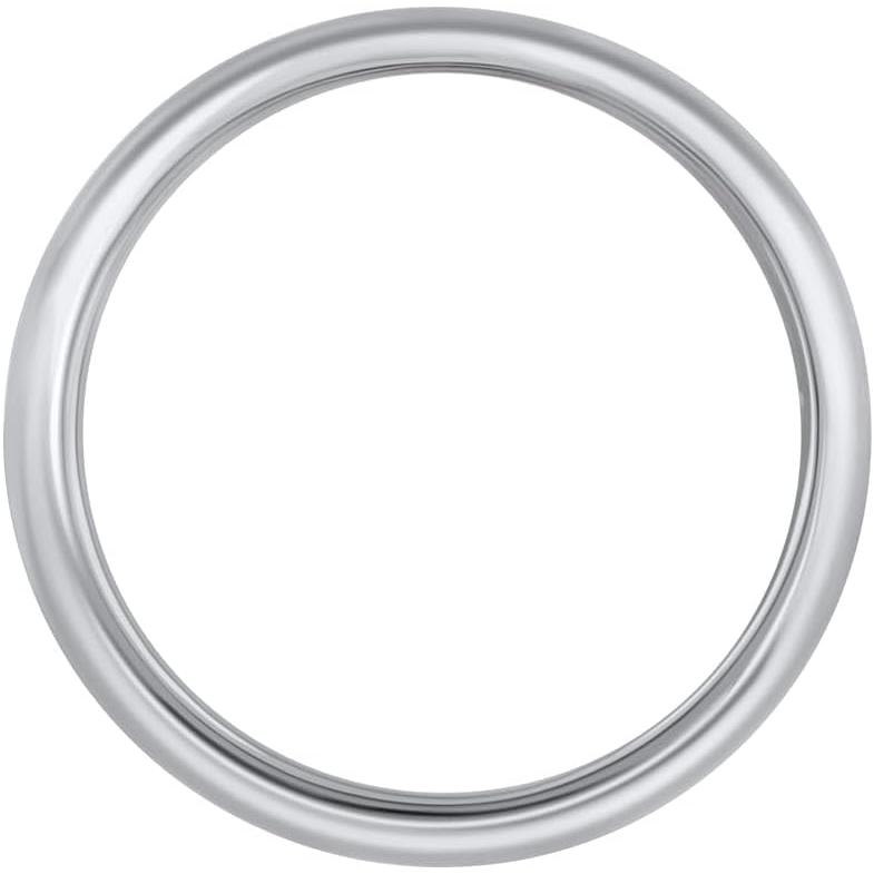 【並行輸入品】FINEROCK 950 Platinum 6mm Plain Wedding Band (Ring Size 4)の画像