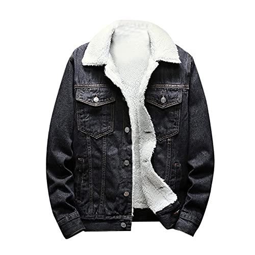 【並行輸入品】FMCHICO CHARMAP  Down Jacket Men Men's Denim Fleece Jacket Casuaの画像