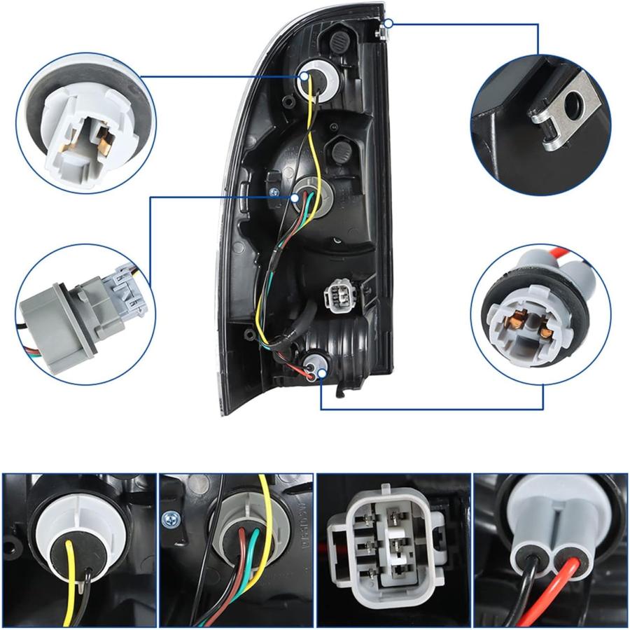 【並行輸入品】WFLNHB テールライト 交換用 2005-2015 トヨタ タコマ LED リアブレーキランプ 助手席側と運転席側 81560041の画像
