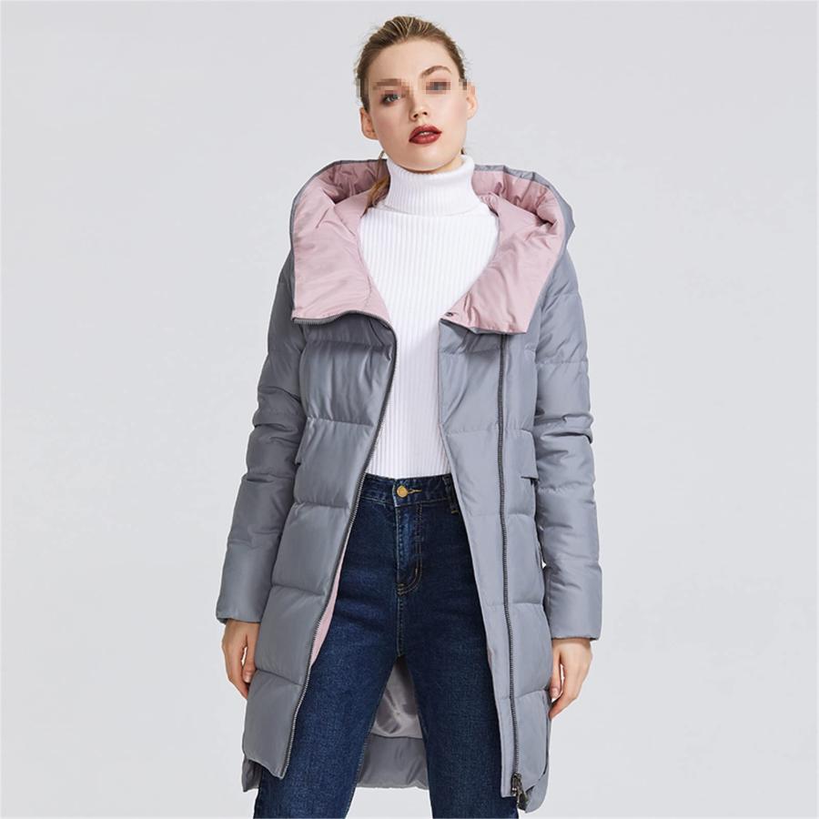 【並行輸入品】Winter Women's Warm Jacket Parka Women Windproof Stand Up Collarの画像