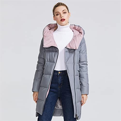 【並行輸入品】Winter Women's Warm Jacket Parka Women Windproof Stand Up Collarの画像