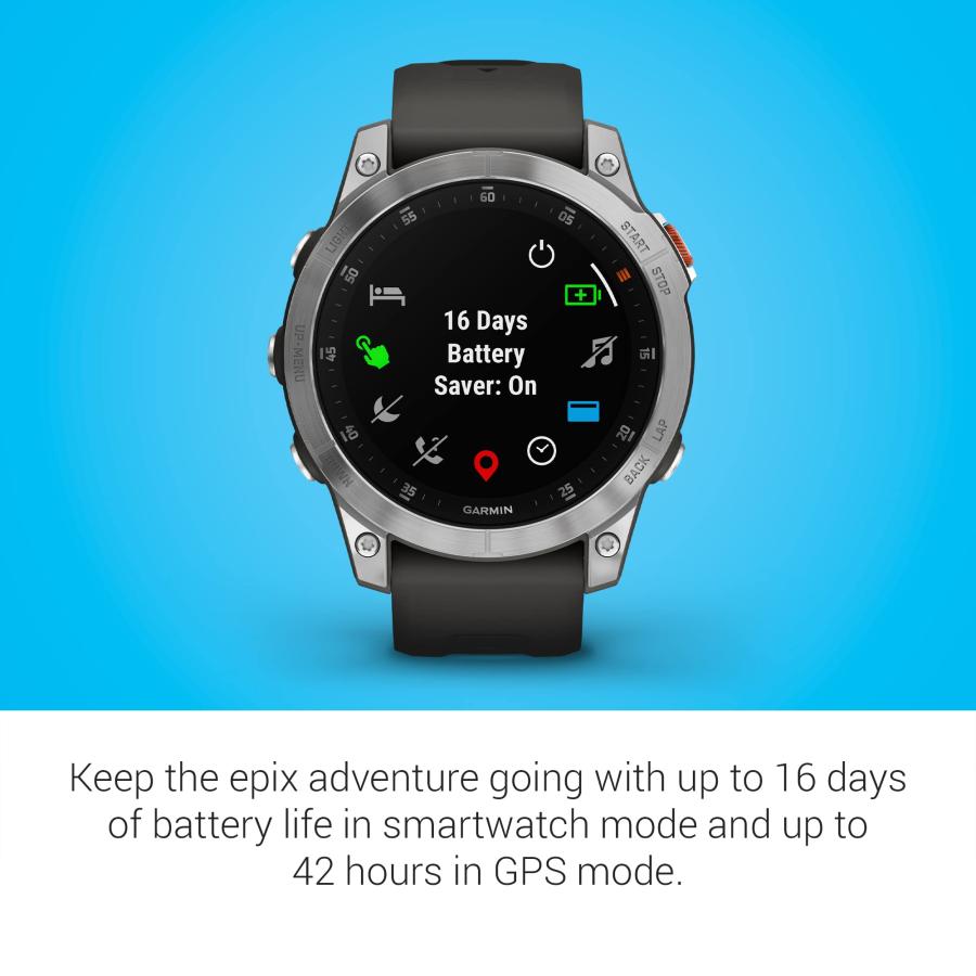 【並行輸入品】Garmin epix Gen 2, Premium active smartwatch, touchscreen AMOLEDの画像