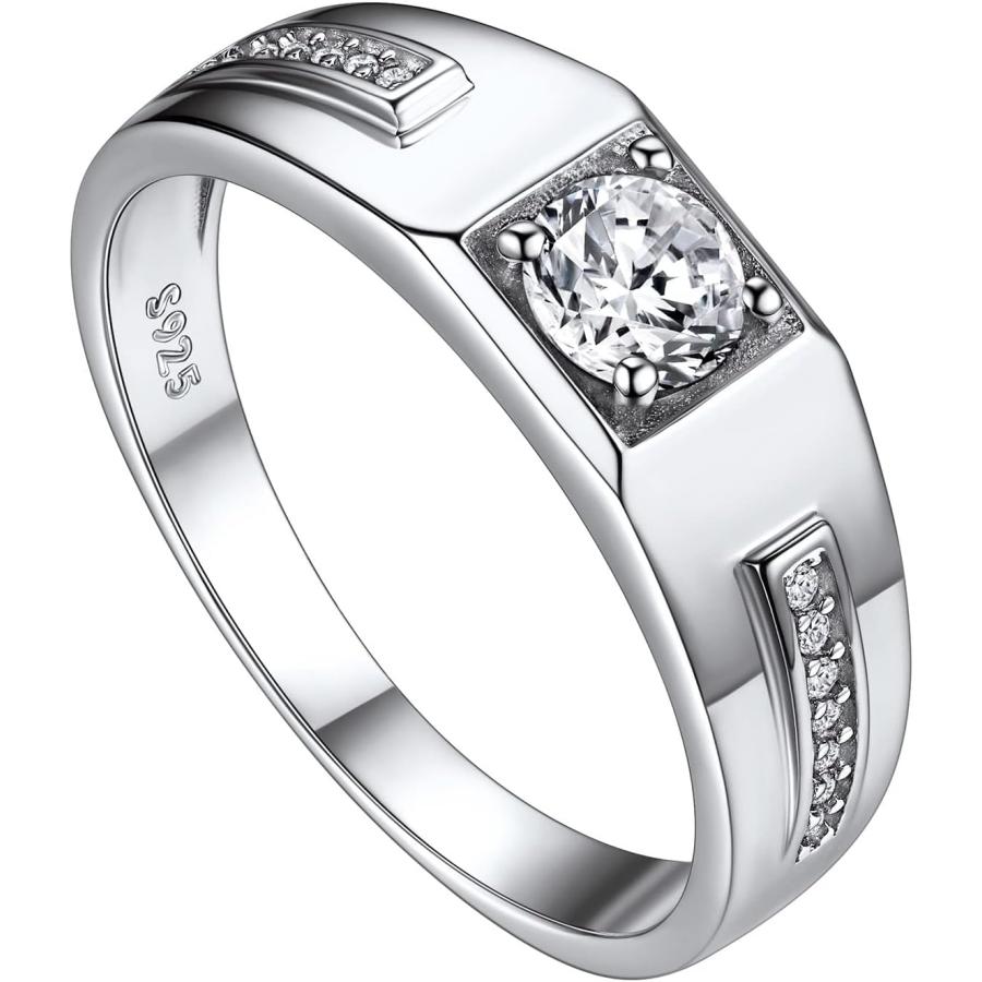 並行輸入品】Suplight メンズ 結婚指輪 婚約指輪 925スターリング