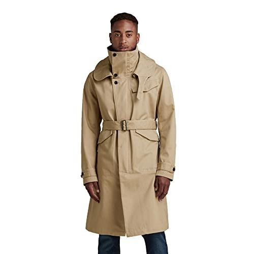 【並行輸入品】[ジースターロゥ] コート トレンチコート ジャケット 撥水 メンズ ストレート ベージュ Belted Trench D2064の画像
