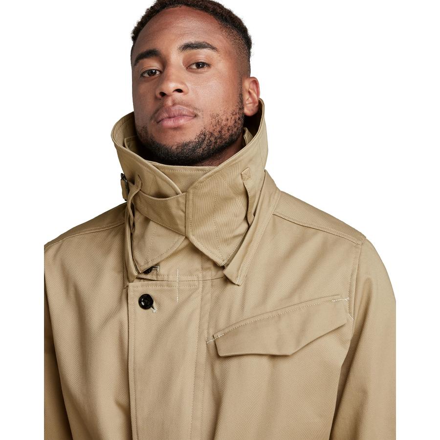 【並行輸入品】[ジースターロゥ] コート トレンチコート ジャケット 撥水 メンズ ストレート ベージュ Belted Trench D2064の画像