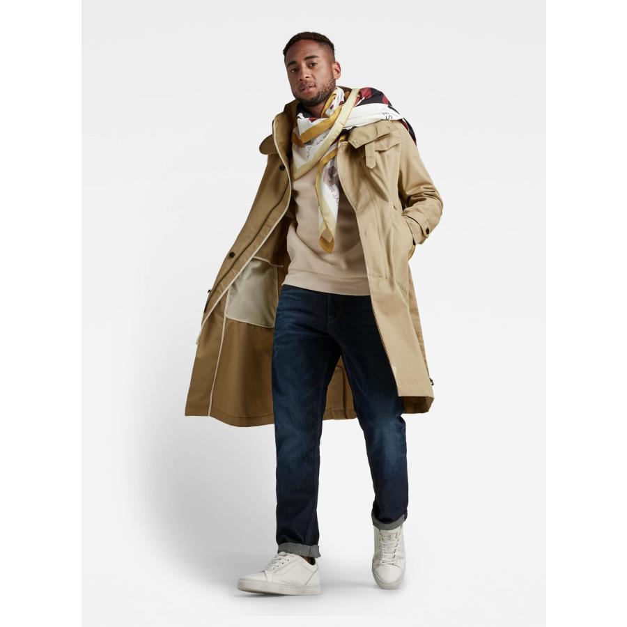 【並行輸入品】[ジースターロゥ] コート トレンチコート ジャケット 撥水 メンズ ストレート ベージュ Belted Trench D2064の画像