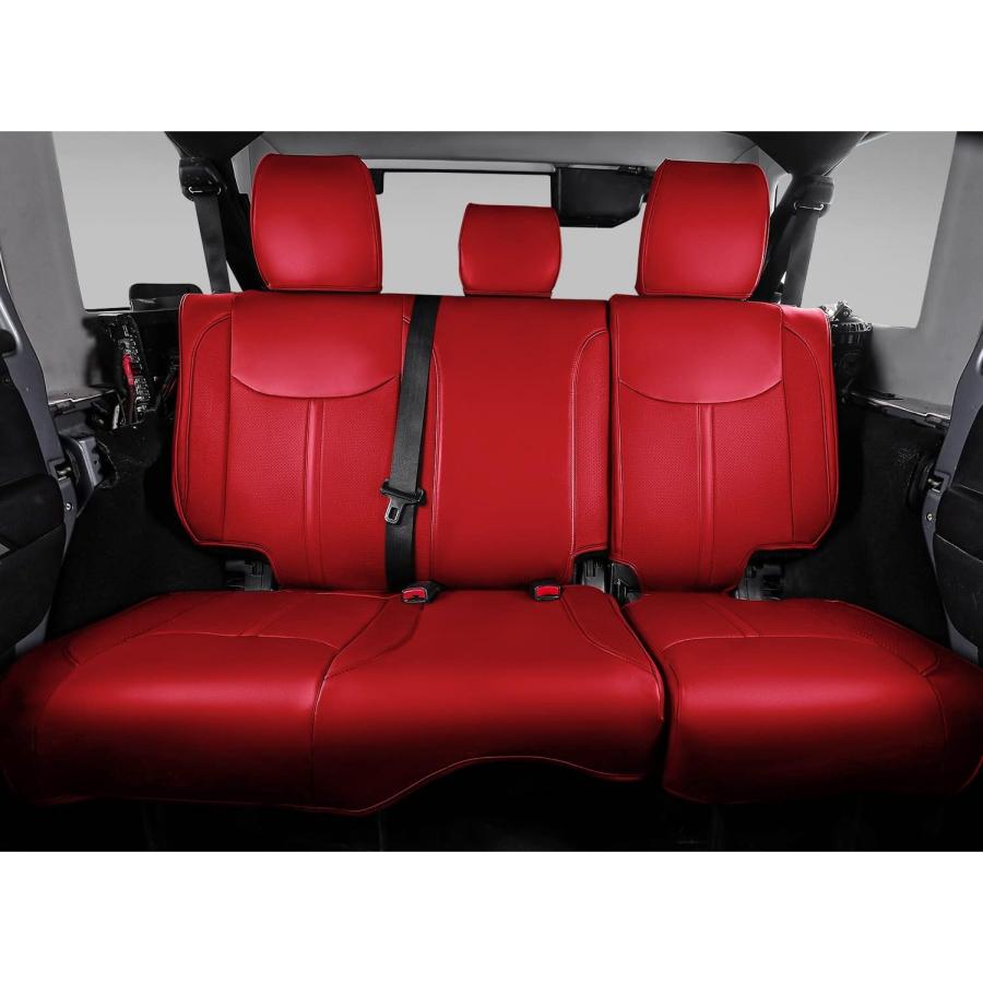 【並行輸入品】Xipoo Fit 2013-2017 Jeep Wrangler JK シートカバー 前後 PUレザー カーシートカバー 4 ...