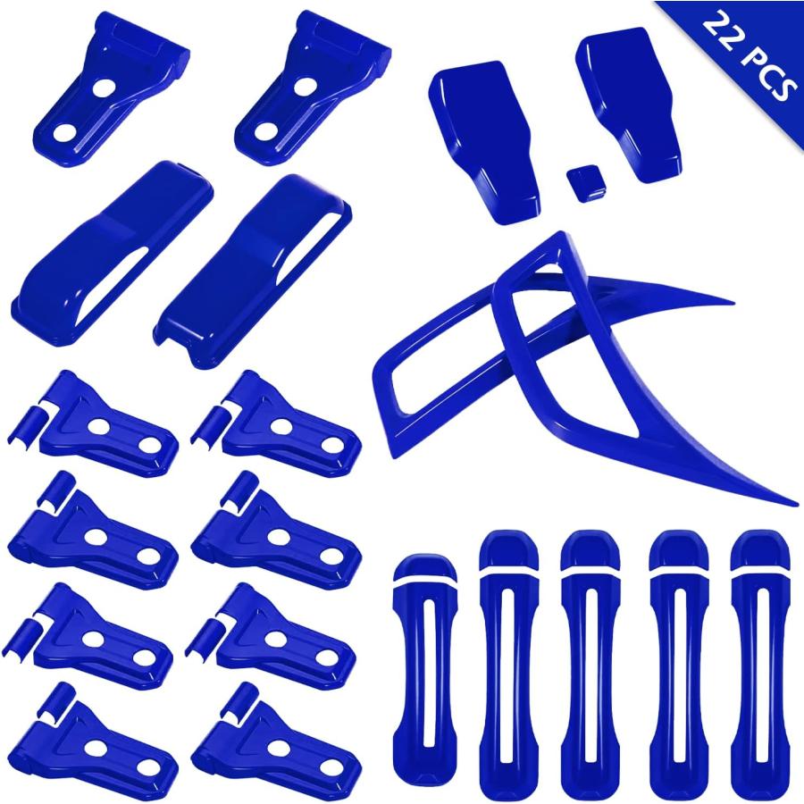 【並行輸入品】LAIKOU 22PCS Full Set Exterior Decoration Trim Kit fit for Jeep Wranの画像