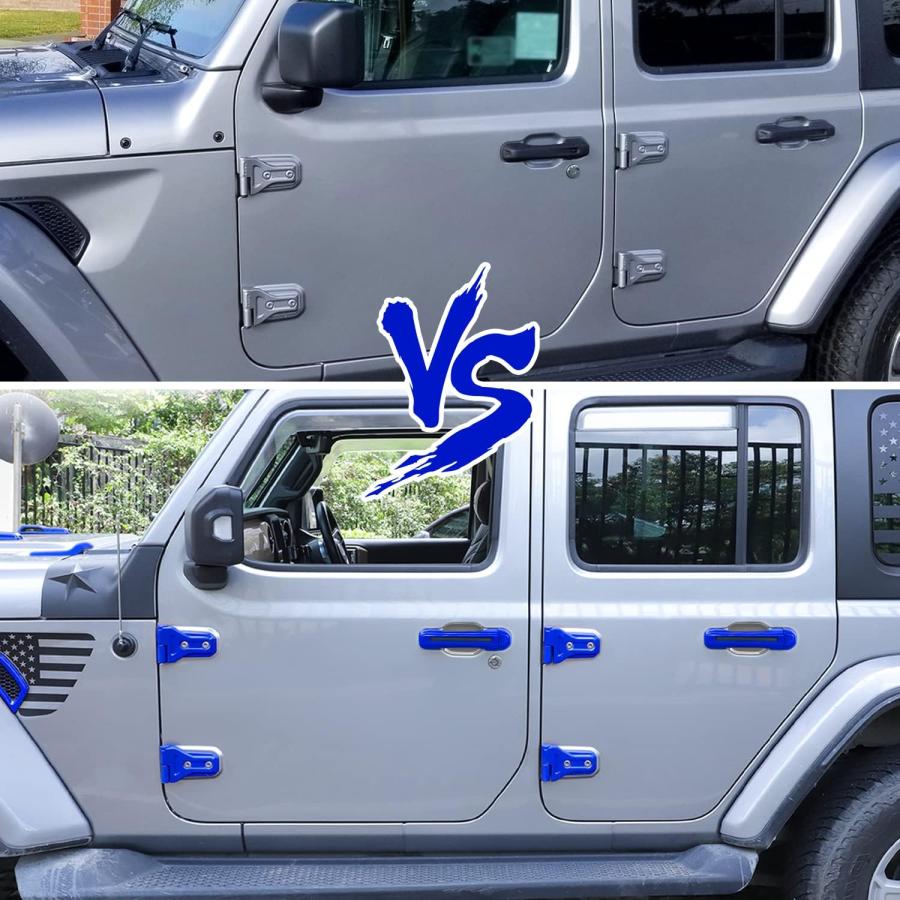 【並行輸入品】LAIKOU 22PCS Full Set Exterior Decoration Trim Kit fit for Jeep Wranの画像