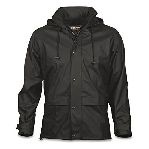 【並行輸入品】StormHide Waterproof Down Pour Rain Jacket from Gamehide, Black,の画像