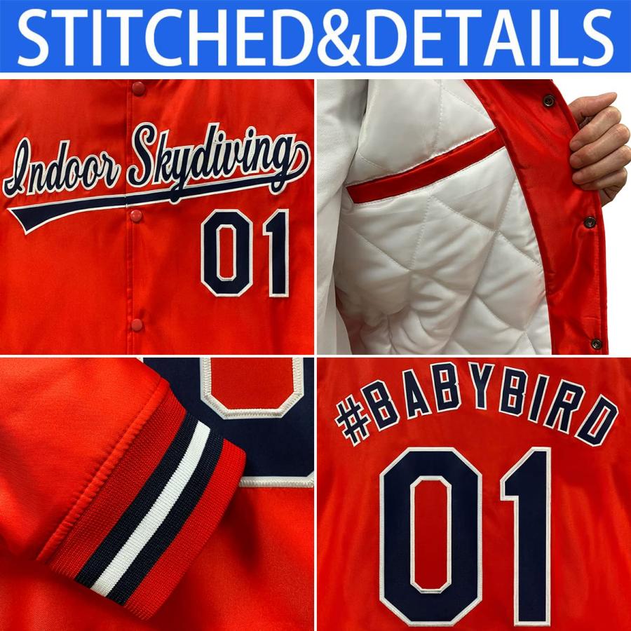 【並行輸入品】KXK Custom Baseball Jacket Varsity Classic Letterman Bomber Coatの画像