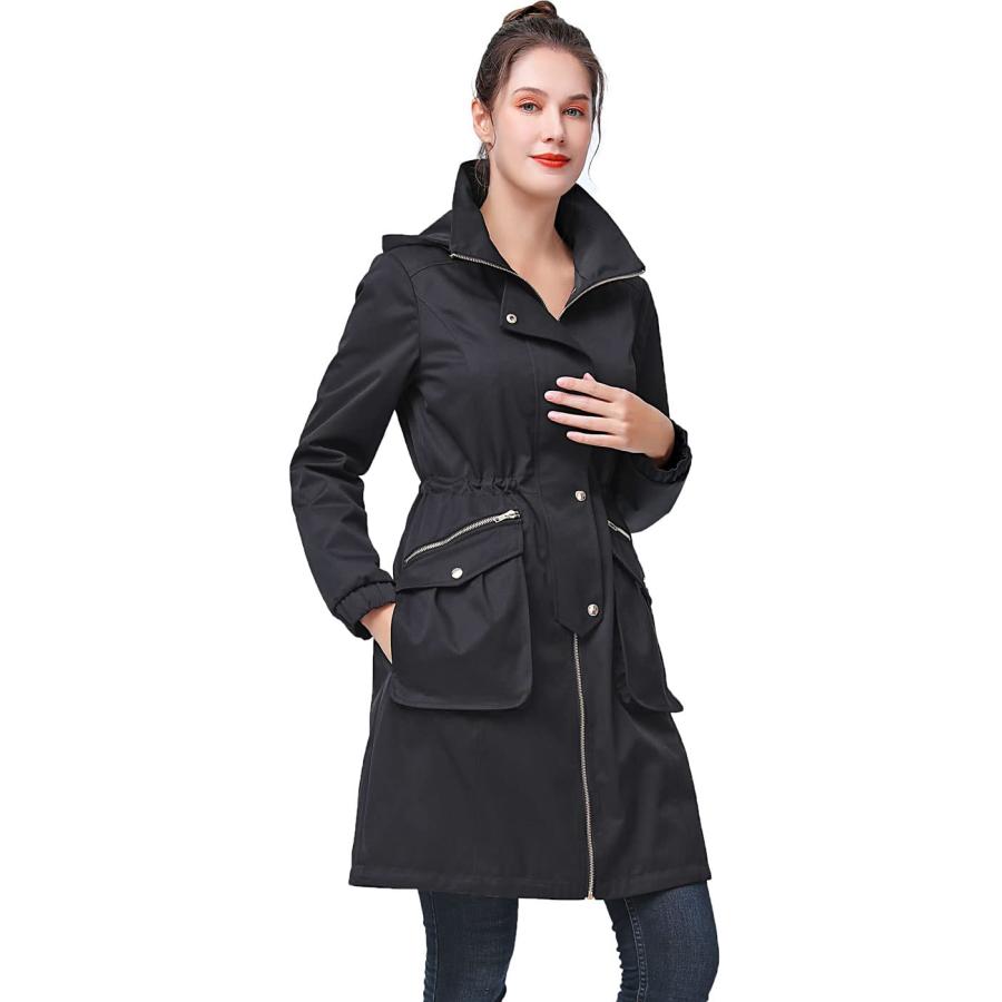 【並行輸入品】BGSD Women Carly Waterproof Hooded Parka Coat Outdoor Windbreakeの画像