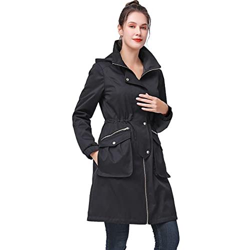 【並行輸入品】BGSD Women Carly Waterproof Hooded Parka Coat Outdoor Windbreakeの画像