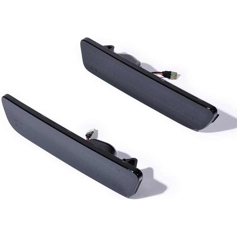 【並行輸入品】Anzios Compatible with 2005-2009 Ford Mustang Smoke Lens Dynamic LEDの画像