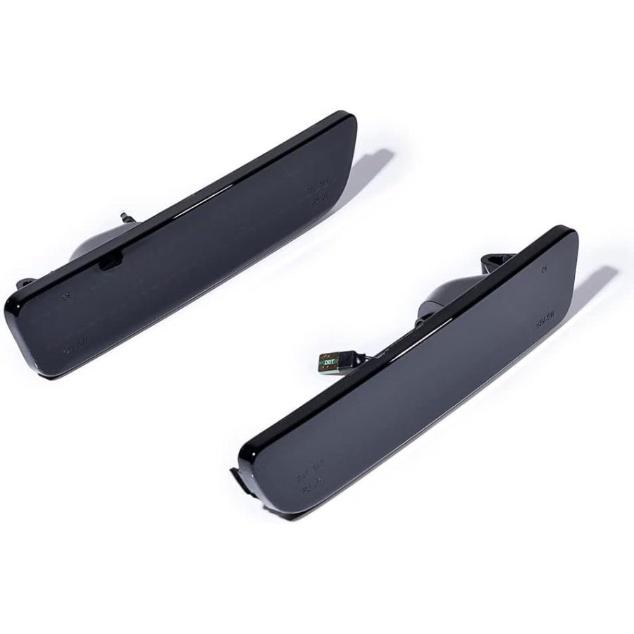 【並行輸入品】Anzios Compatible with 2005-2009 Ford Mustang Smoke Lens Dynamic LEDの画像