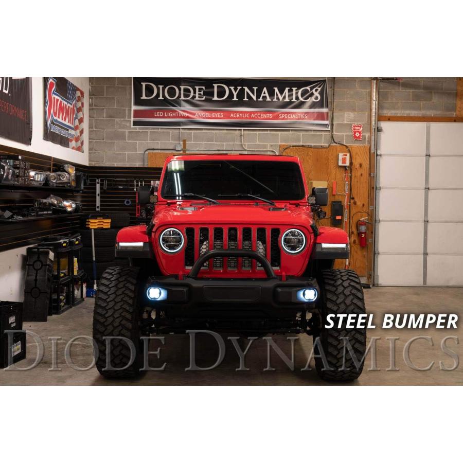【並行輸入品】ダイオード ダイナミックス SS3 LED フォグライトキット Jeep Gladiator 2020-2022 オーバーランド/ルビコの画像