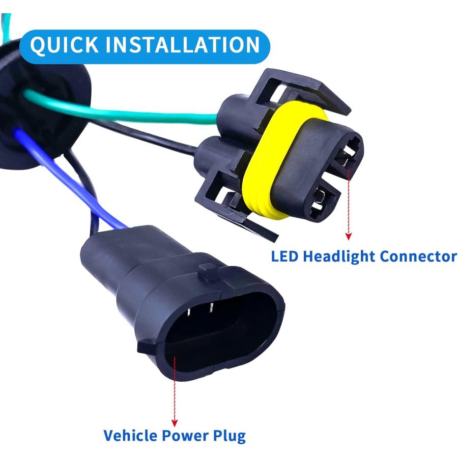 【並行輸入品】YGINNO 2x H11 H9 H8 LED Headlight Canbus Decoder  Error Code Warningの画像