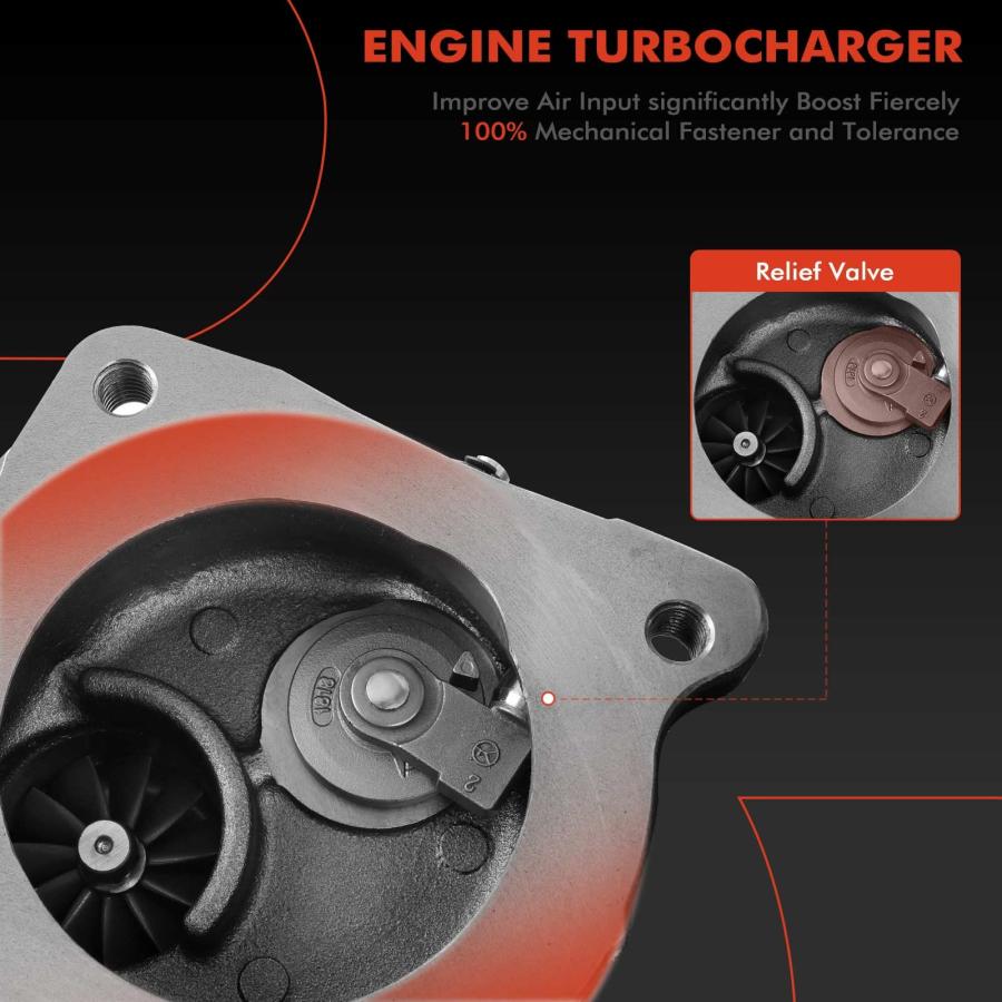 【並行輸入品】A Premium Complete Turbo Turbocharger Kit, with Wastegate Actuatの画像