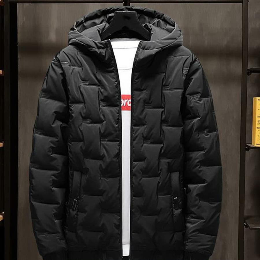 【並行輸入品】WPYYI Men's Winter Hooded Jacket Coat Casual Thicken Warm Outweaの画像
