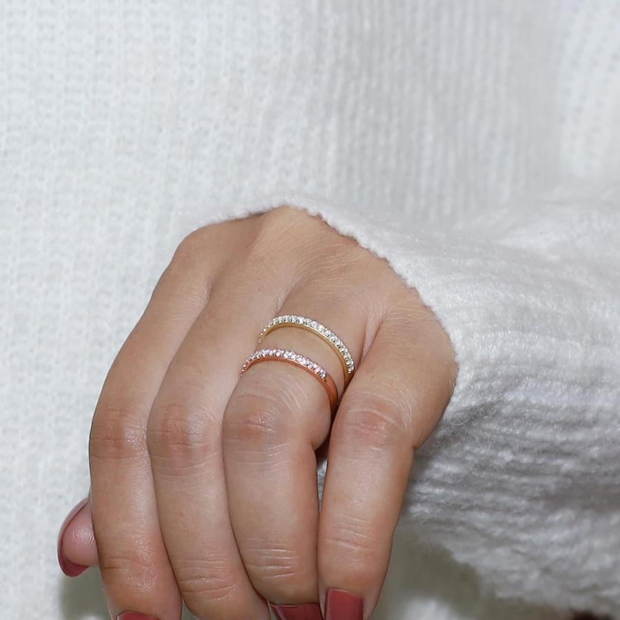 【並行輸入品】SAVEARTH DIAMONDS 1/3 ct. t.w ラウンドカット 人工G-Hカラー モアッサナイトダイヤモンド ハーフエタニテの画像
